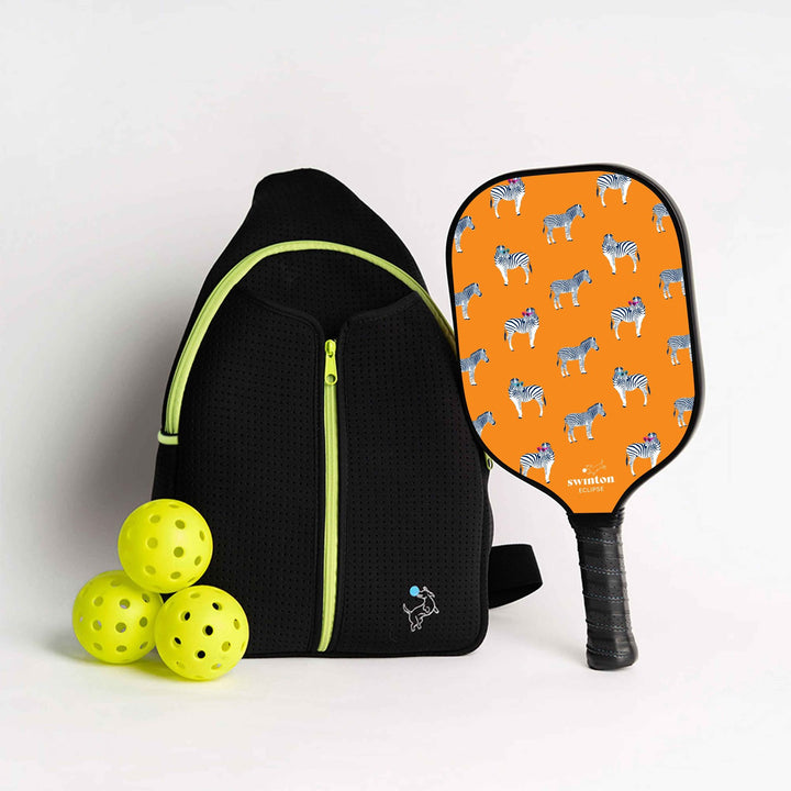 Swinton Pickleball Starter Bundle - Black Sling Bag Combo