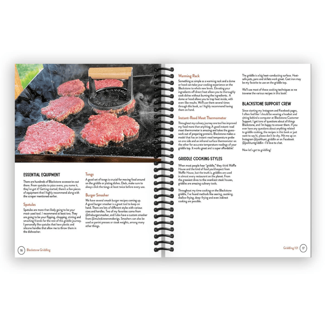 Blackstone Griddling: The Ultimate Guide to Show-Stopping Recipes on Your Outdoor Gas Griddle Spiral Bound