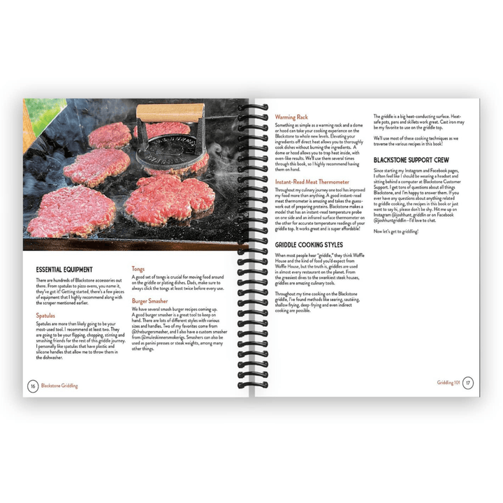Blackstone Griddling: The Ultimate Guide to Show-Stopping Recipes on Your Outdoor Gas Griddle Spiral Bound