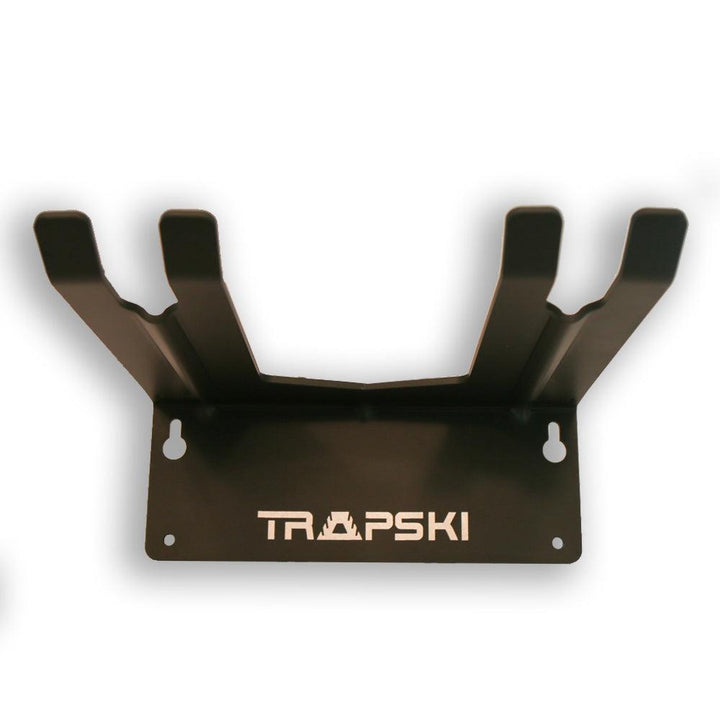 TRAPAWAY Wall Rack | Garage Organizer for Yard Tools, Gear & Equipment | Holds Skis or Snowboard by Bindings | Aluminum | No Moving Parts to break or pinch points