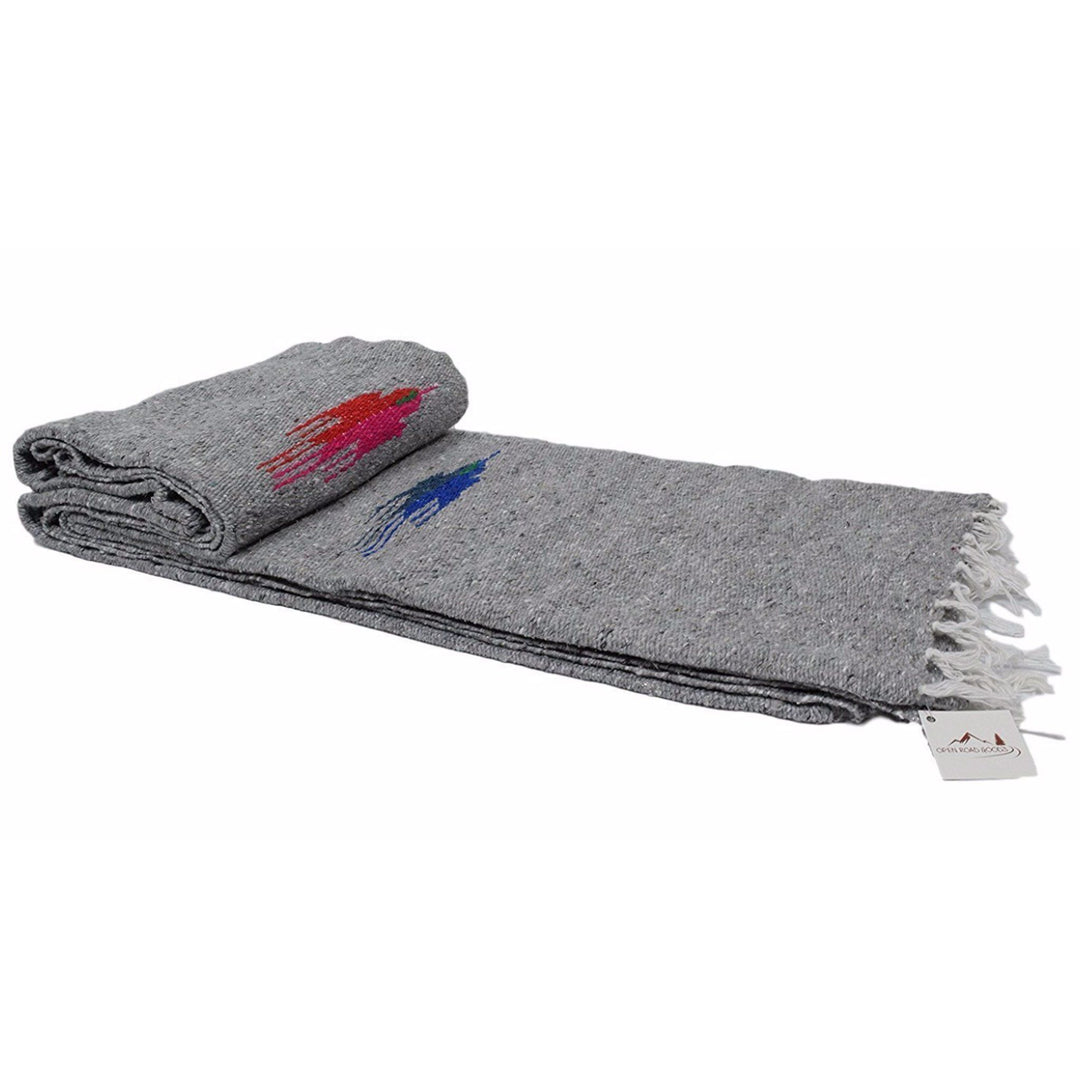 West Path Heather Grey Baja Thunderbird Blanket