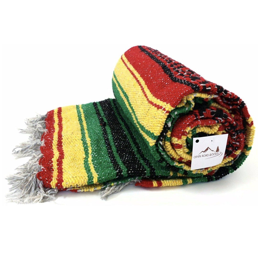 West Path Rasta Mexican Falsa Yoga Blanket