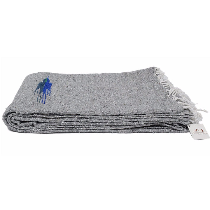 West Path Heather Grey Baja Thunderbird Blanket