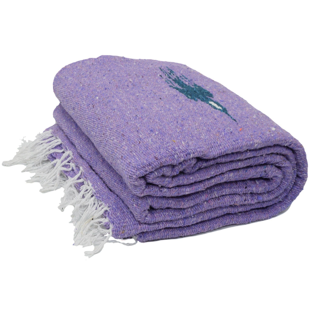 West Path Violet Thunderbird Baja Yoga Blanket