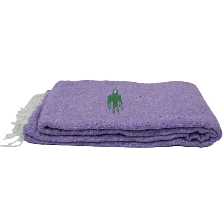 West Path Violet Thunderbird Baja Yoga Blanket