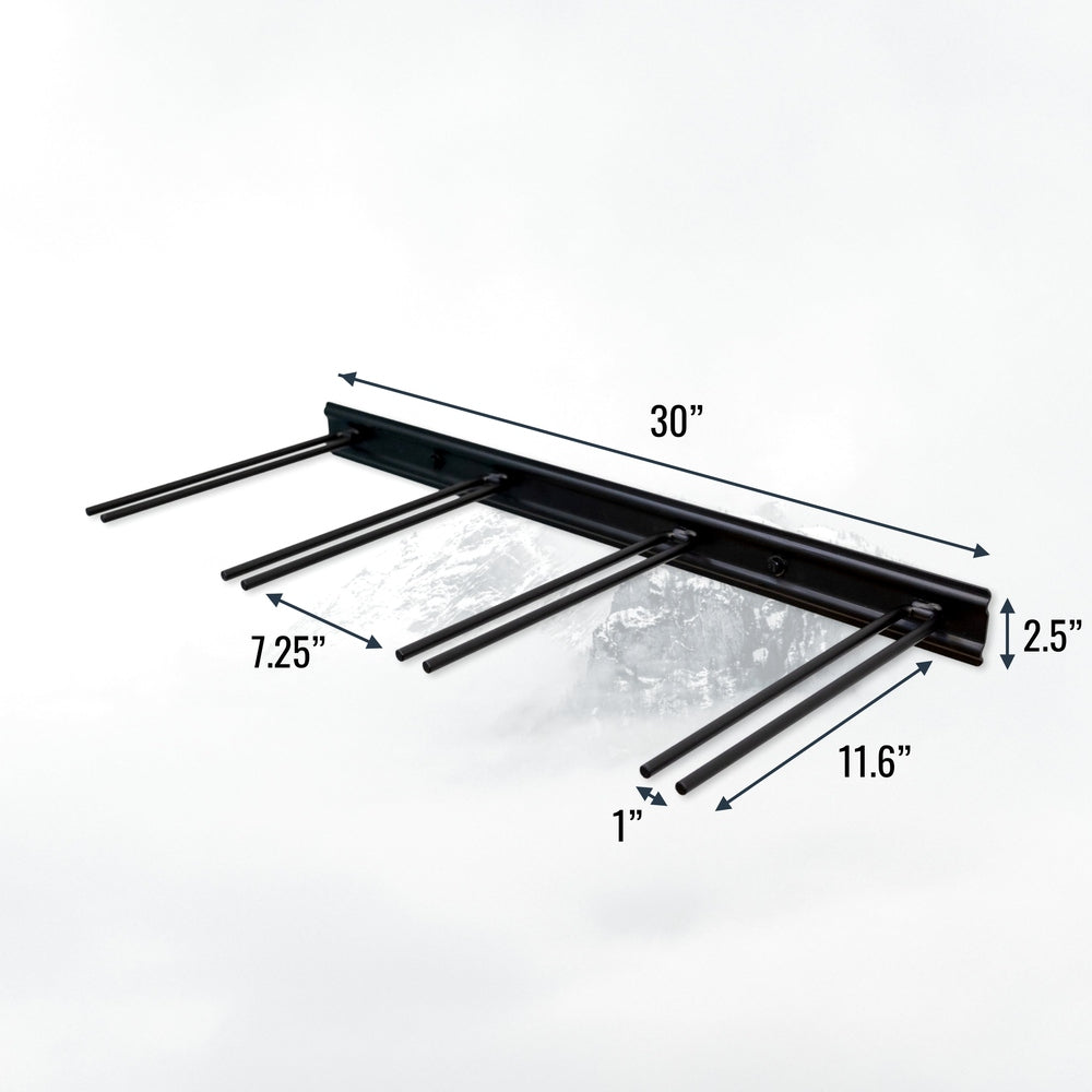 Snowbasin Ski Storage Rack for 8 Pairs