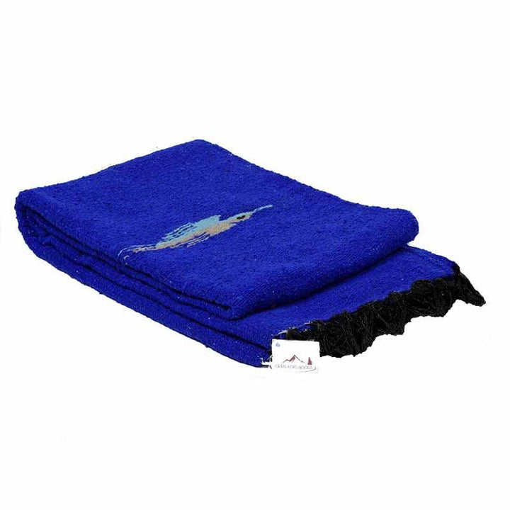 West Path Ocean Blue Baja Thunderbird Blanket