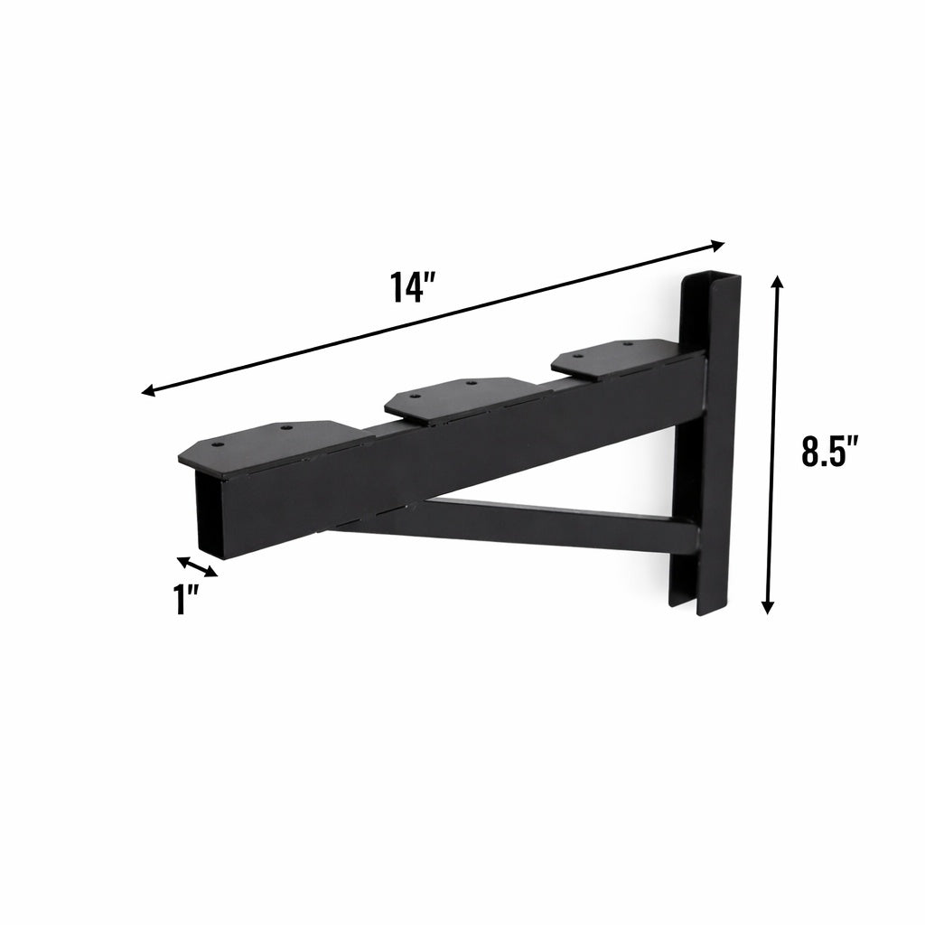 1' x 4' Heavy Duty Wall Shelf Brackets for DIY