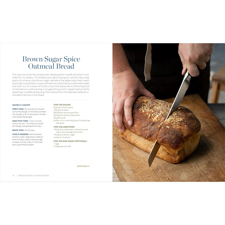 Bread Baking for Beginners: The Essential Guide to Baking Kneaded Breads, No-Knead Breads, and Enriched Breads Spiral Bound