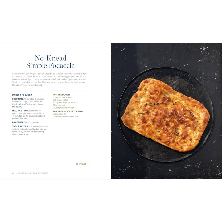 Bread Baking for Beginners: The Essential Guide to Baking Kneaded Breads, No-Knead Breads, and Enriched Breads Spiral Bound