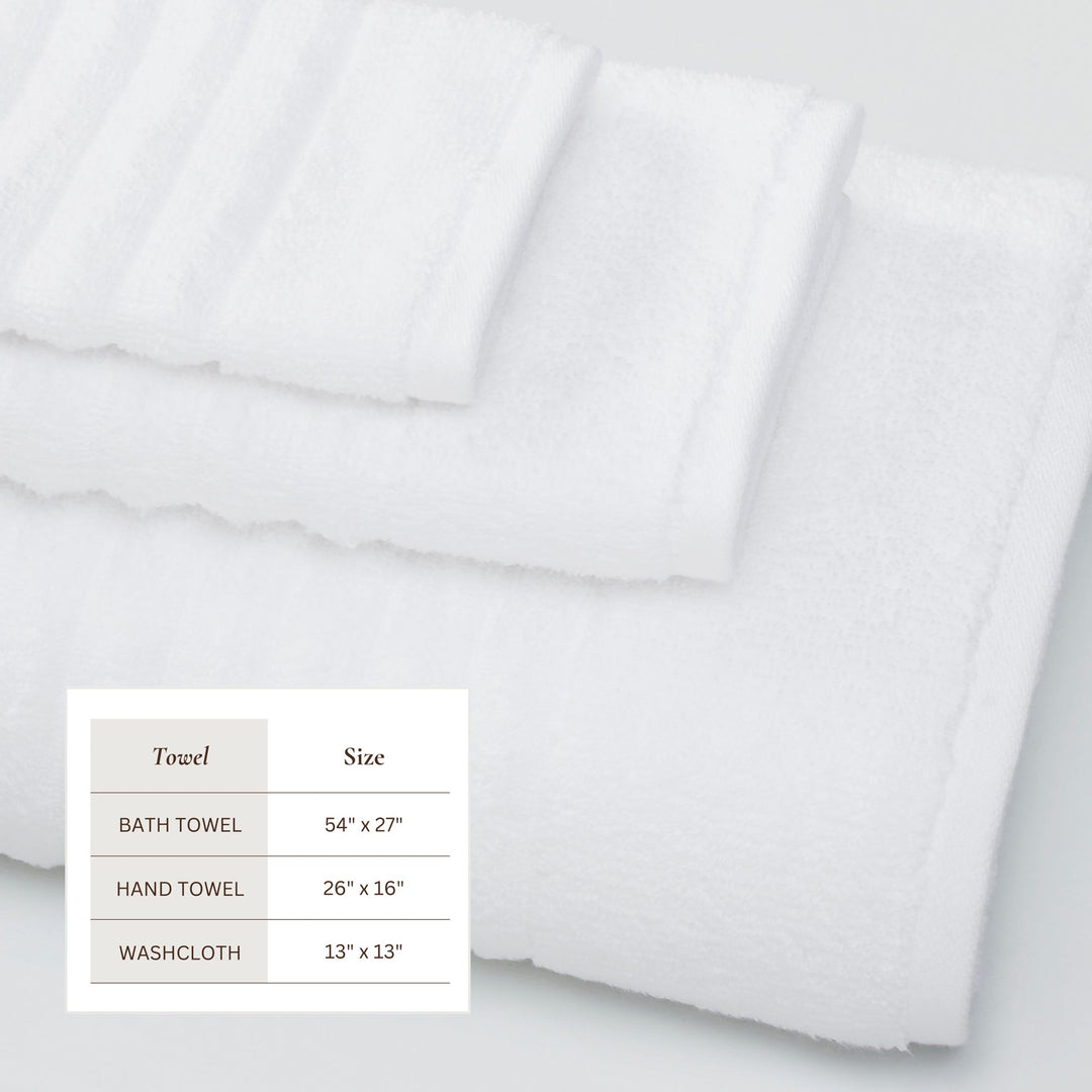 Combed Cotton Bath Towels - Karina Collection