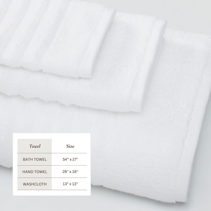 Combed Cotton Bath Towels - Karina Collection