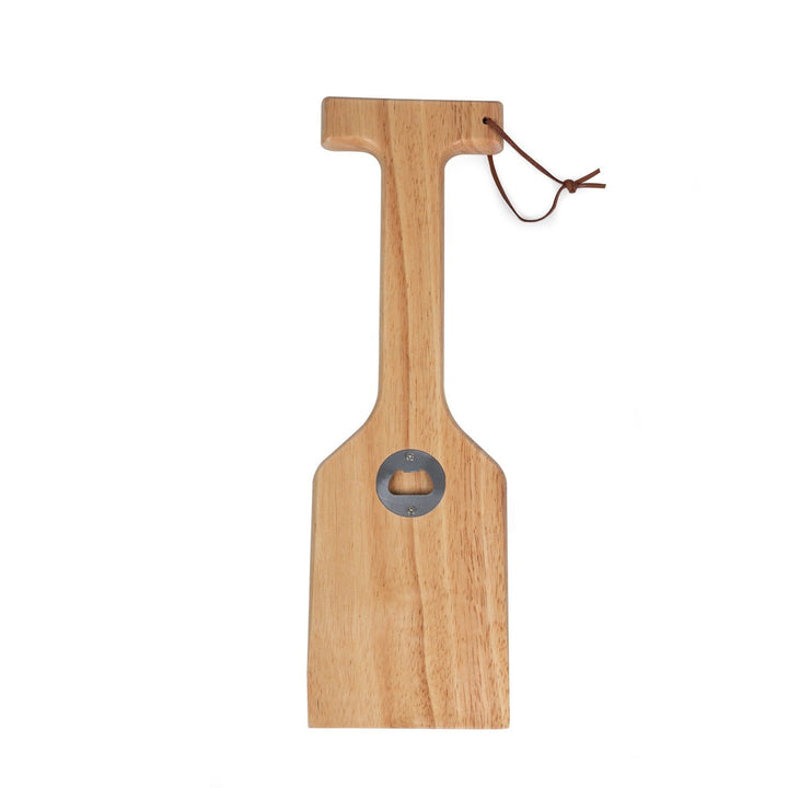 Hardwood BBQ Grill Scraper with Bottle Opener