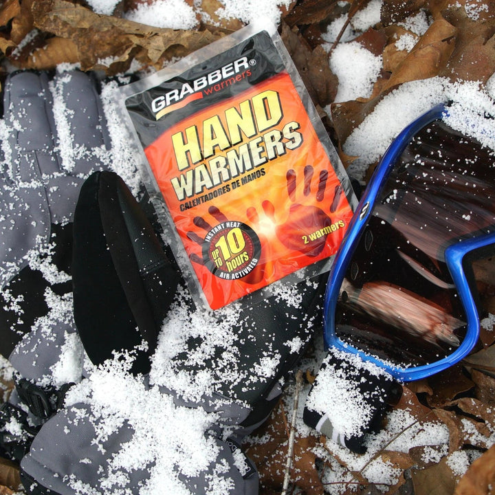 TRAPSKI Grabber Hand Warmers - Long Lasting Natural Odorless Air Activated Warmers - Up to 10 Hours of Heat - 40 Pair Box