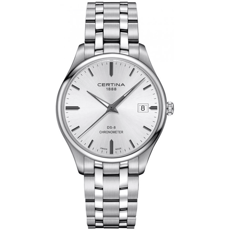 DS-8 Silver Dial Watch for Men - Urban Style