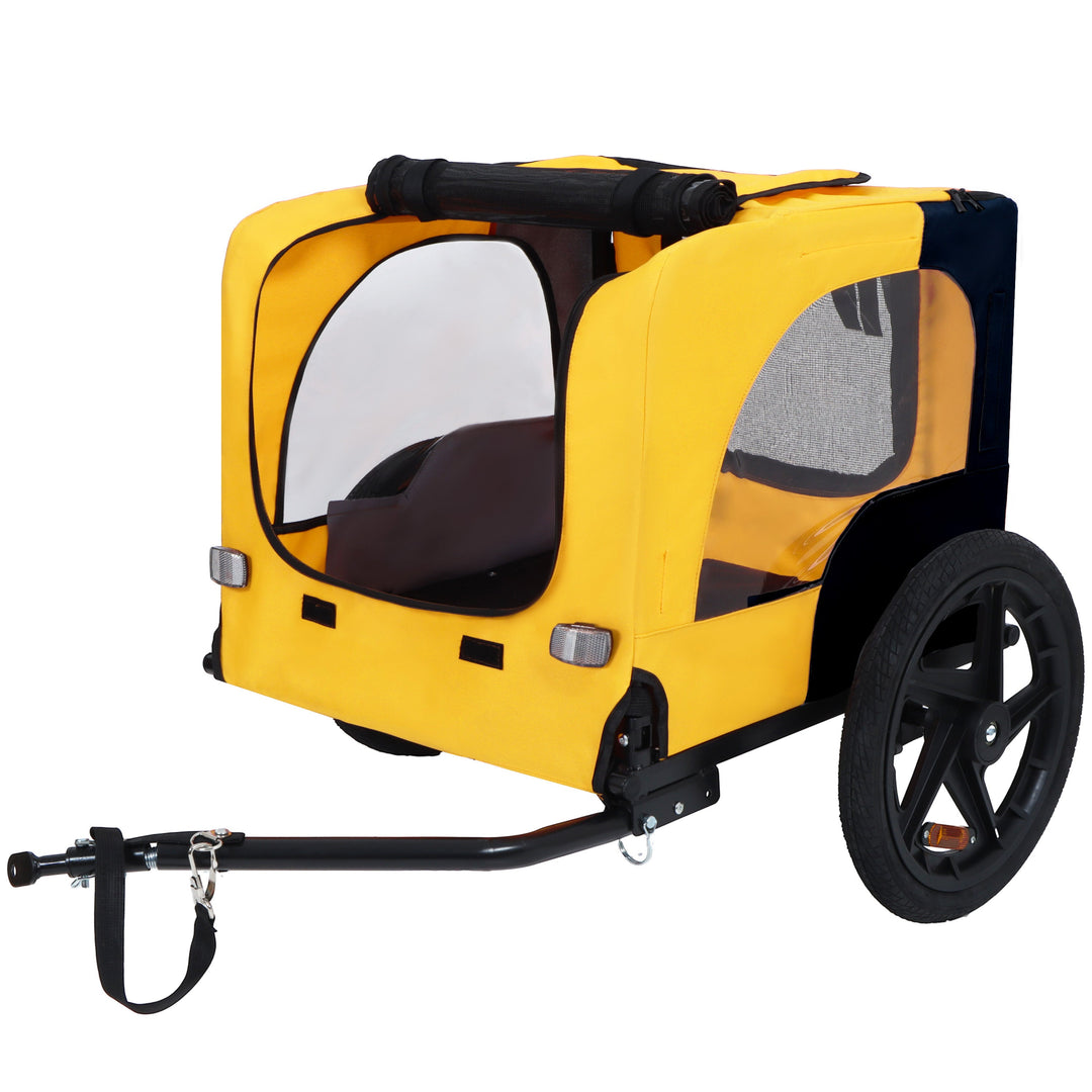 Pet Bike Trailer Dog Cart for Medium Dogs up to 66 lbs