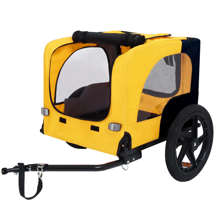 Pet Bike Trailer Dog Cart for Medium Dogs up to 66 lbs