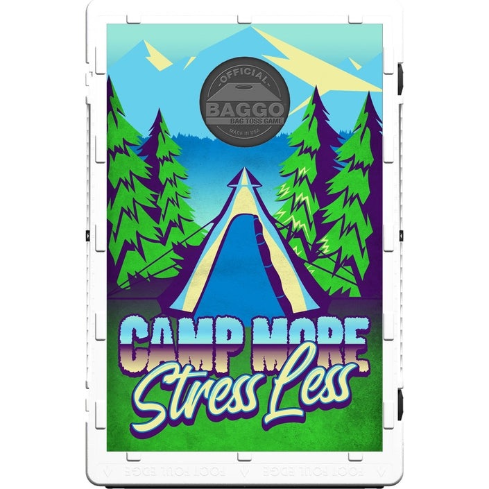 Camp More Stress Less Baggo Bean Bag Toss Portable 2x3 Cornhole Game