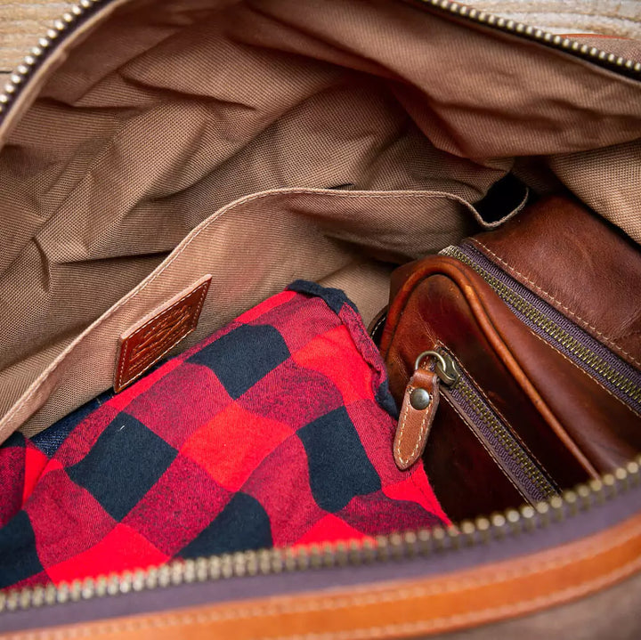 Campaign Waxed Canvas Medium Field Duffle Bag