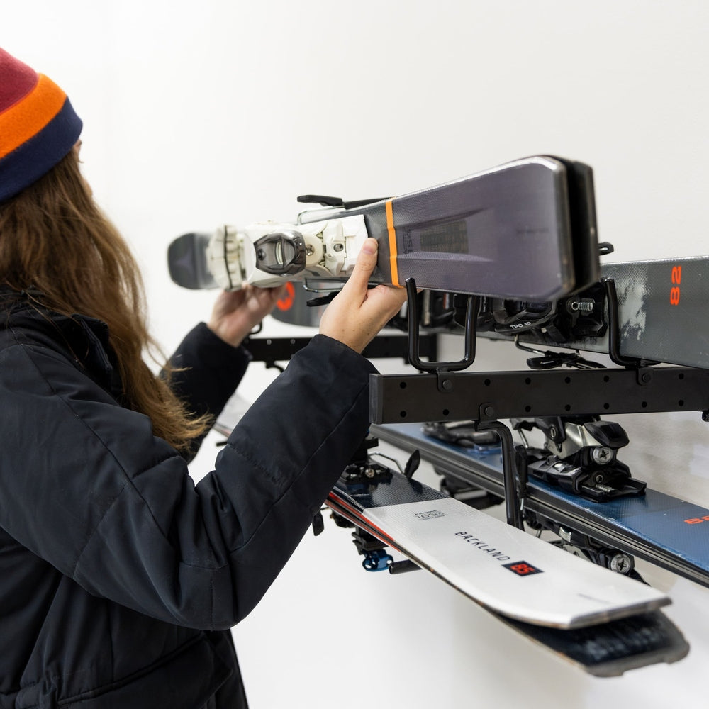 Cascade Snowboard Ski Organizer Rack for Wall Mount