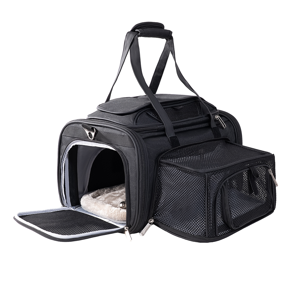 Mr. Peanut's Gold Series Standard Size Airline Compliant Expandable Pet Carrier