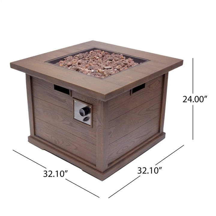 Outdoor Gas Fire Pit for Patios and Gardens