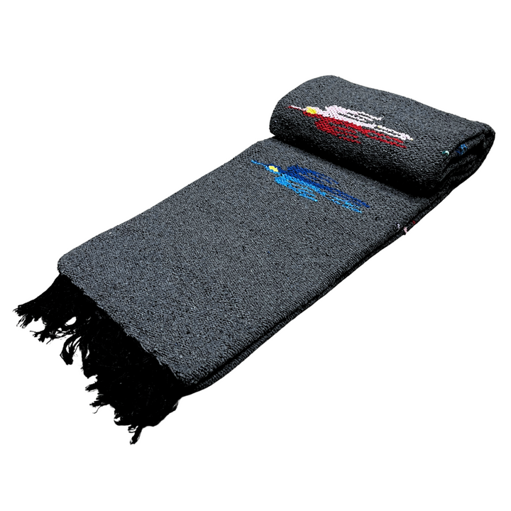 West Path Charcoal Thunderbird Baja Blanket