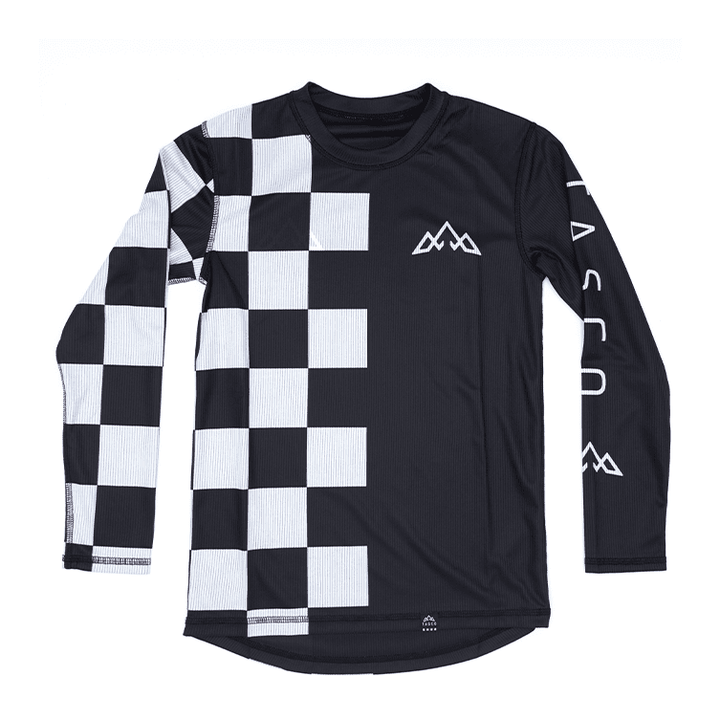 TASCO MTB Mullet Reversible Trail Jersey L/S - Checkmate Youth