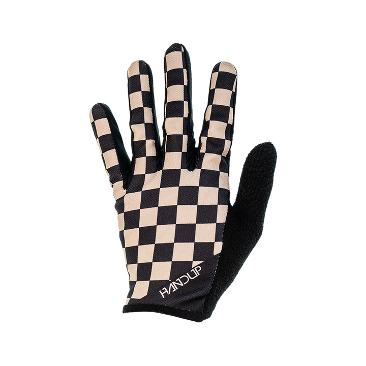 Handup Gloves - Checkered Black/Tan