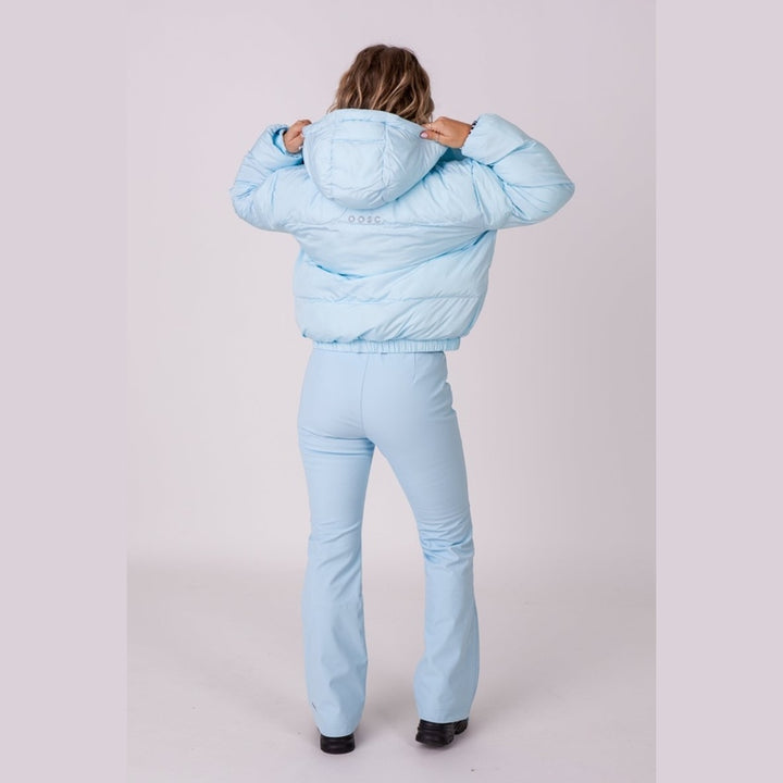 OOSC Clothing Chic Puffer Jacket - Ice Blue