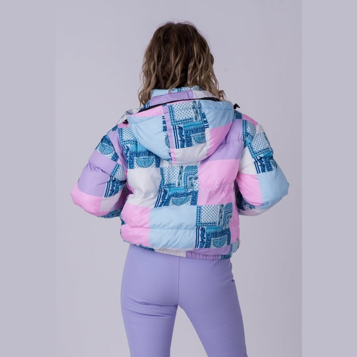 OOSC Clothing Chic Puffer Jacket -Patchwork