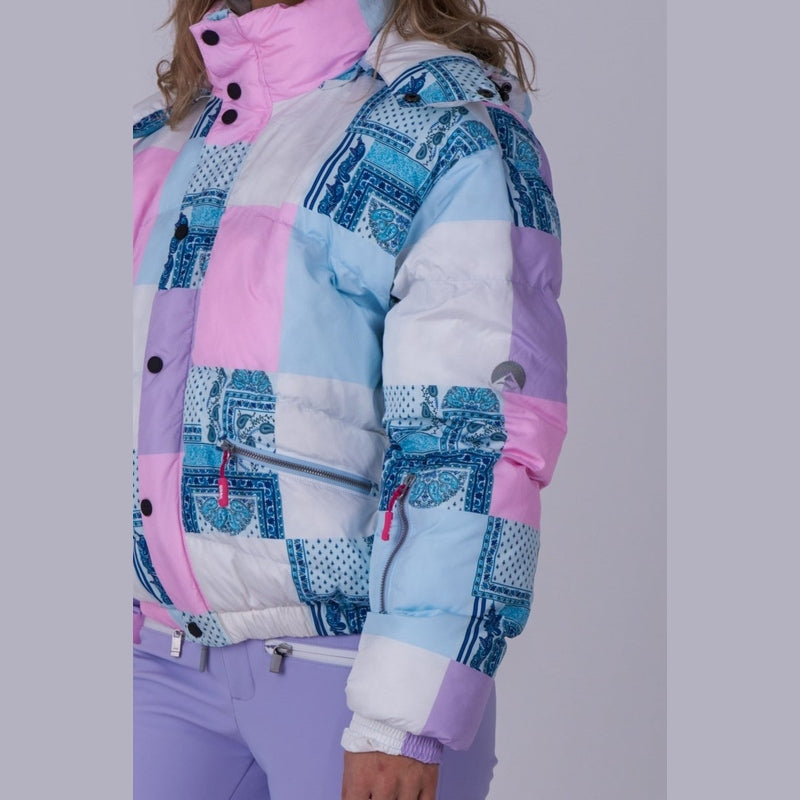 OOSC Clothing Chic Puffer Jacket -Patchwork