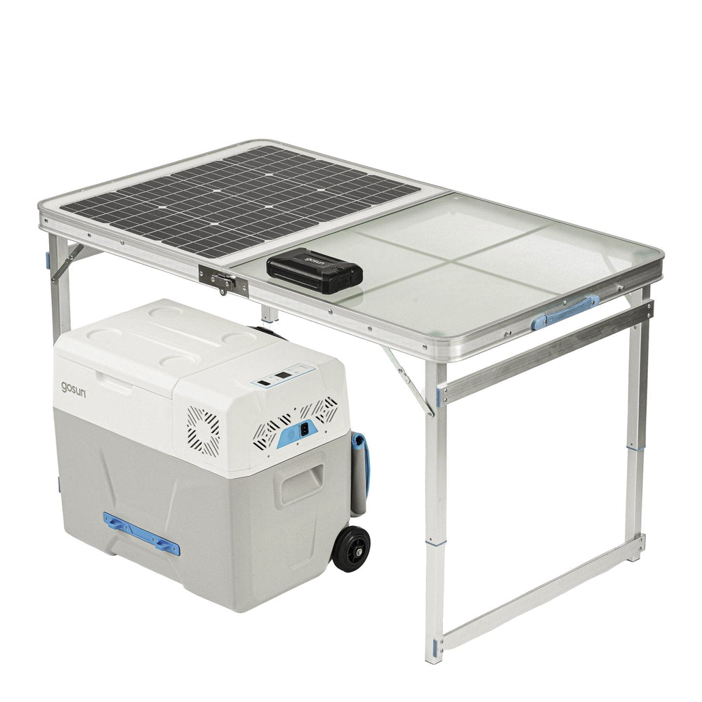 Chill + Solar Table 60 - Portable Solar Cooler