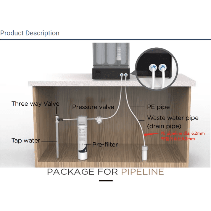 Desktop Water Purification Dispenser Pipeline Cleaning Set