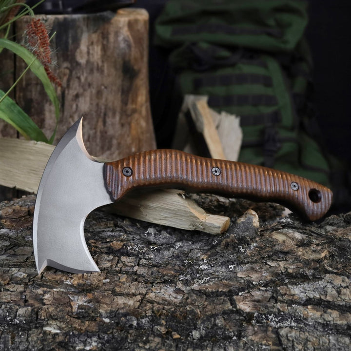 AncientSmithy Compact tactical tomahawk with polymer composite handle