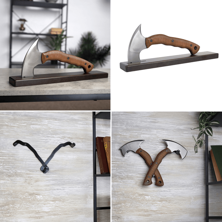 AncientSmithy Compact tactical tomahawk with polymer composite handle