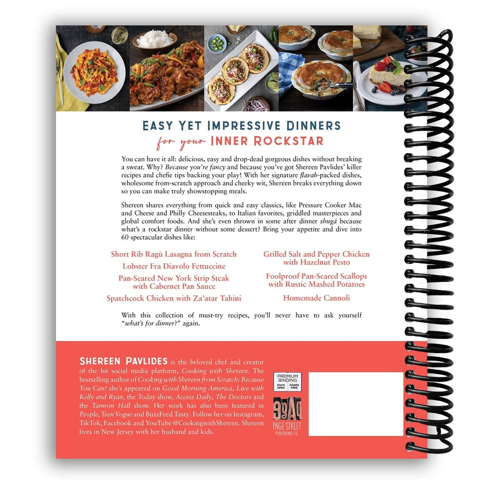 Cooking with Shereen-Rockstar Dinners! Spiral Bound