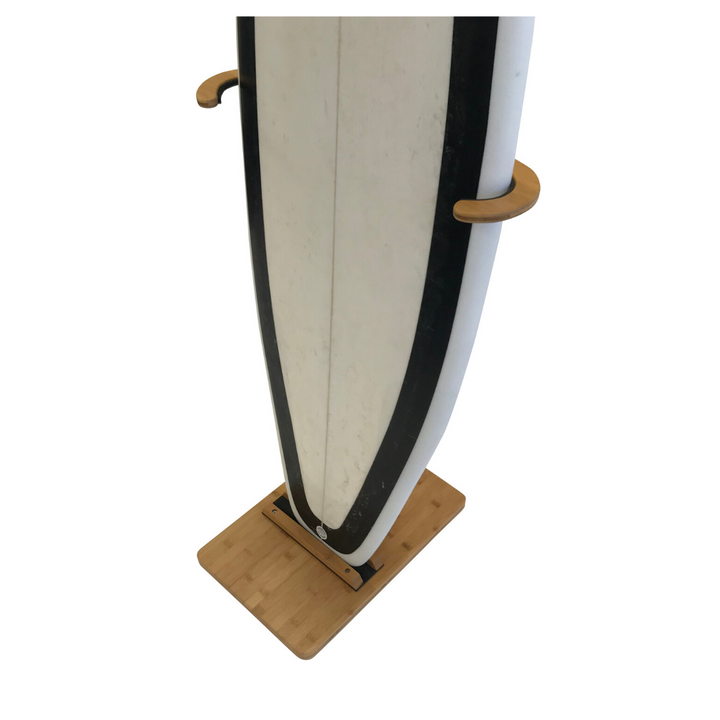 COR Surf Bamboo Surfboard Display Stand | Longboards or Shortboards