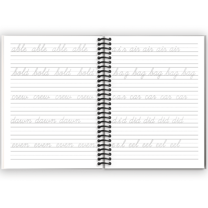 Cursive Handwriting Workbook for Teens Spiral Bound