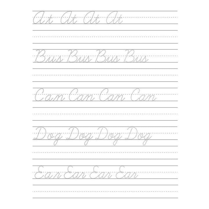 Cursive Handwriting Workbook for Teens Spiral Bound