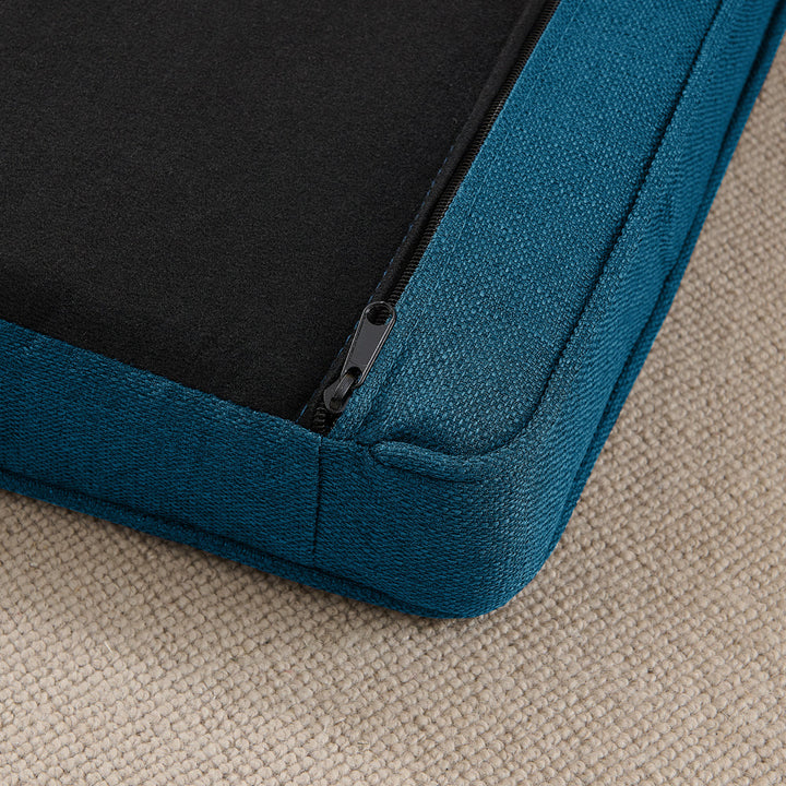 Big Dog Rectangular Pet Bed - Dark Blue