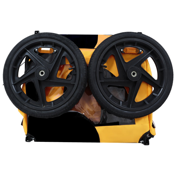 Pet Bike Trailer Dog Cart for Medium Dogs up to 66 lbs