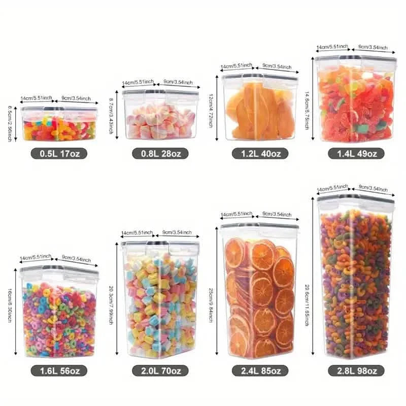 48-Piece Food Storage Container Set for Kitchen Organization