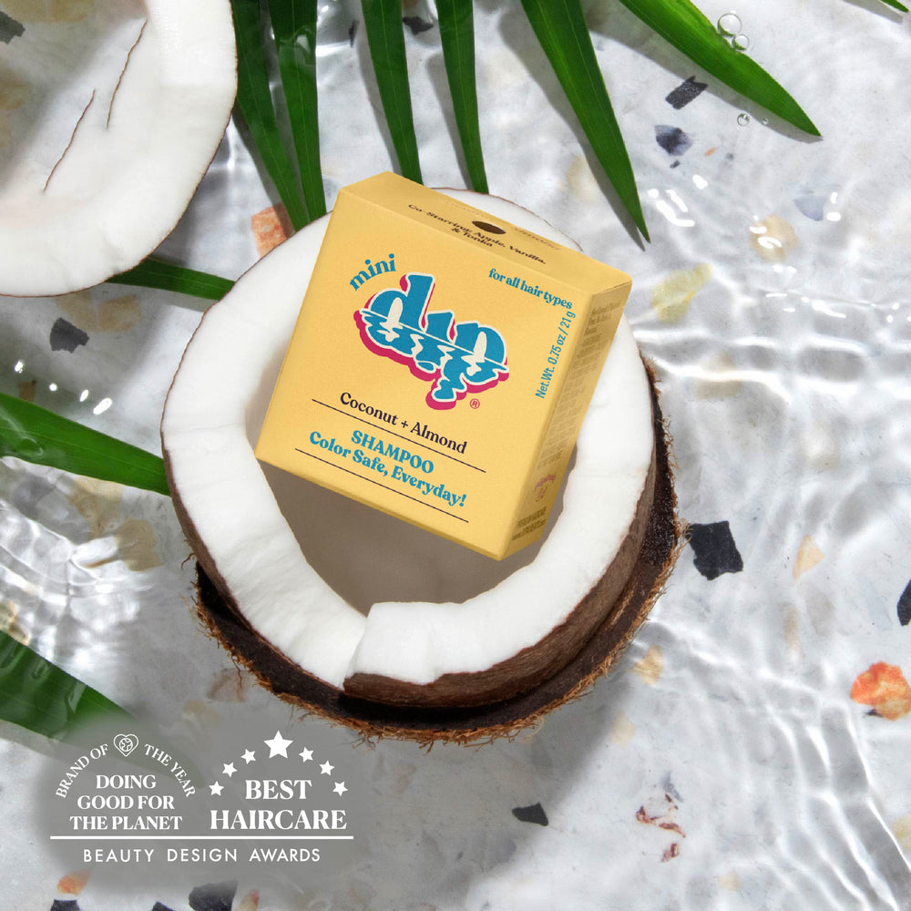 Mini Dip Color Safe Shampoo Bar for Every Day - Coconut & Almond