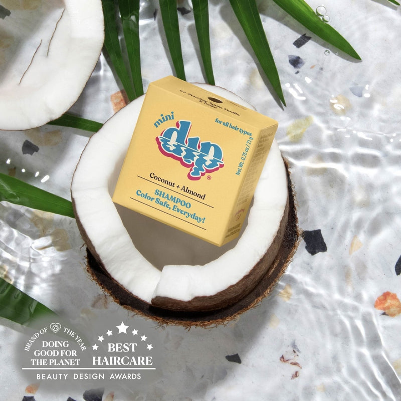 Mini Dip Color Safe Shampoo Bar for Every Day - Coconut & Almond