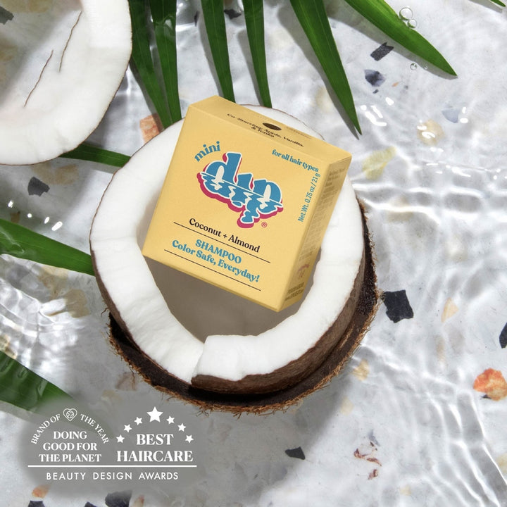 Mini Dip Color Safe Shampoo Bar for Every Day - Coconut & Almond
