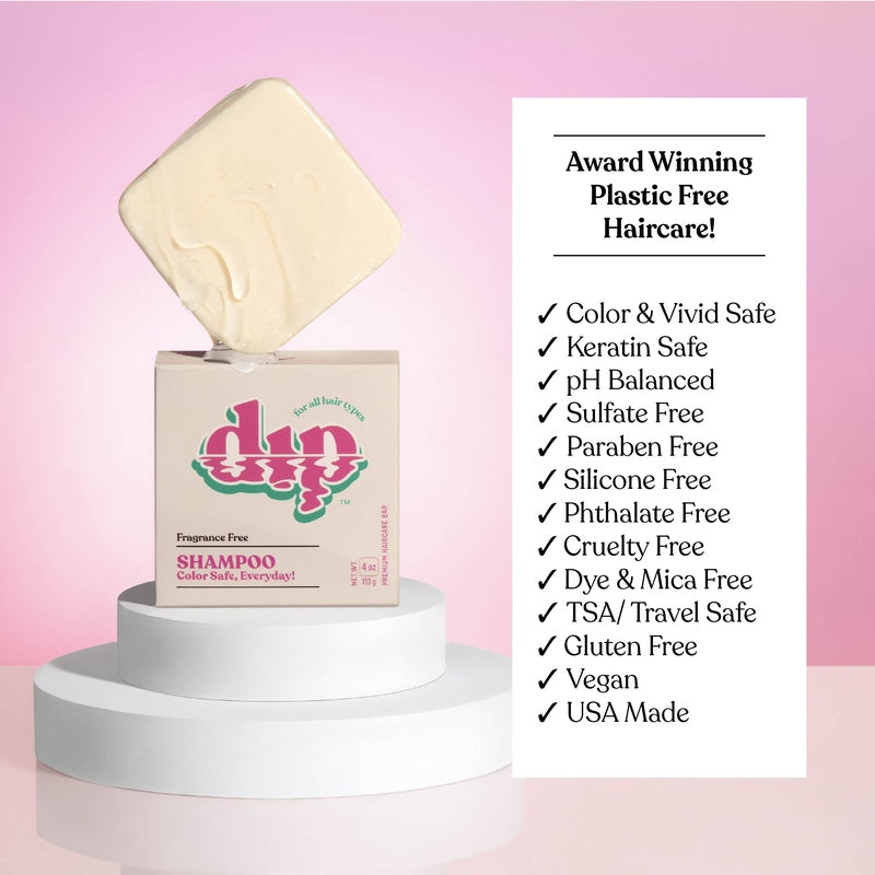 Color Safe Shampoo Bar for Every Day - Fragrance Free