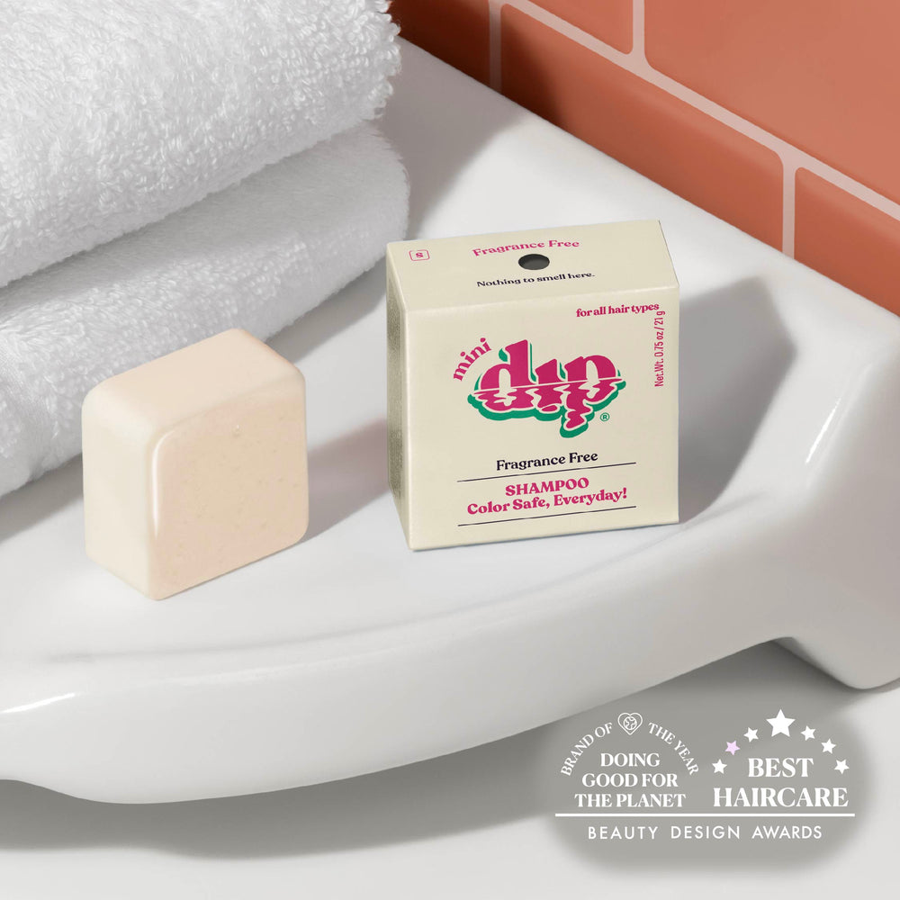 Mini Dip Color Safe Shampoo Bar for Every Day - Fragrance Free