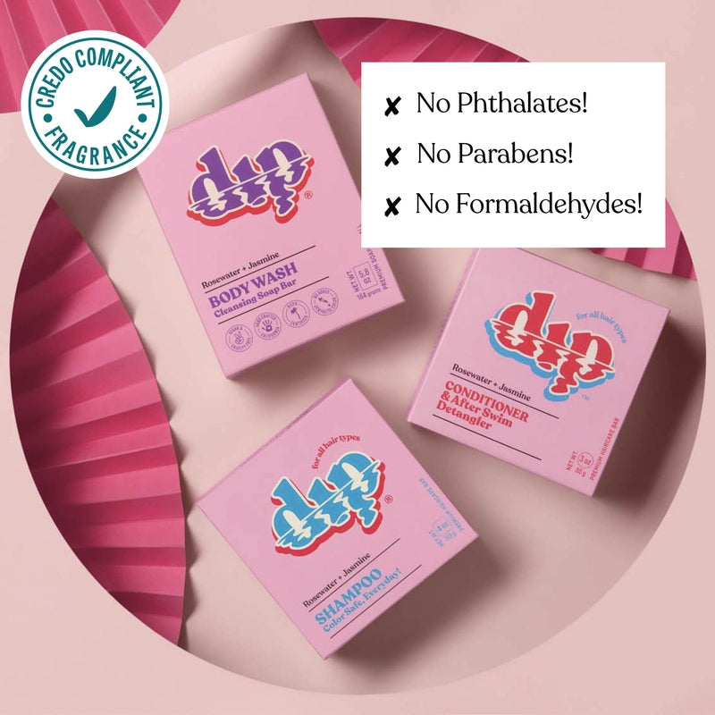 Color Safe Shampoo Bar for Every Day - Rosewater & Jasmine