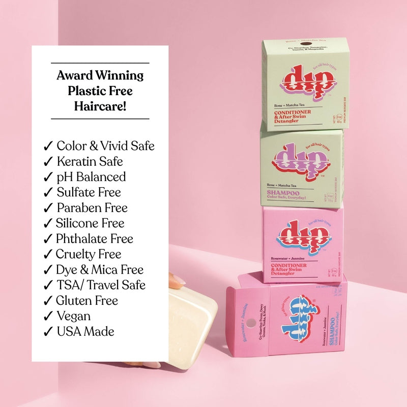 Color Safe Shampoo Bar for Every Day - Rosewater & Jasmine